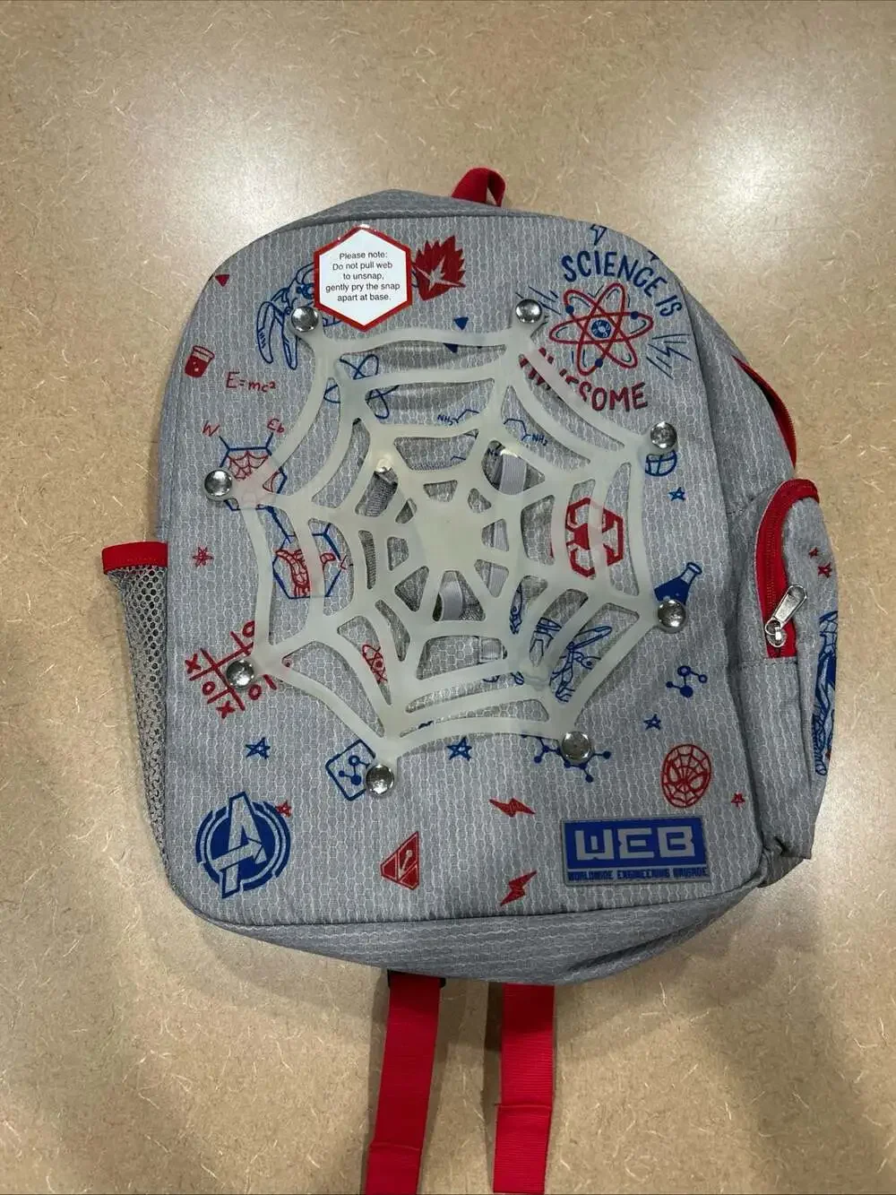 Disney Parks Marvel Avengers Campus Spider-Man WEB  Engineering Brigade Backpack